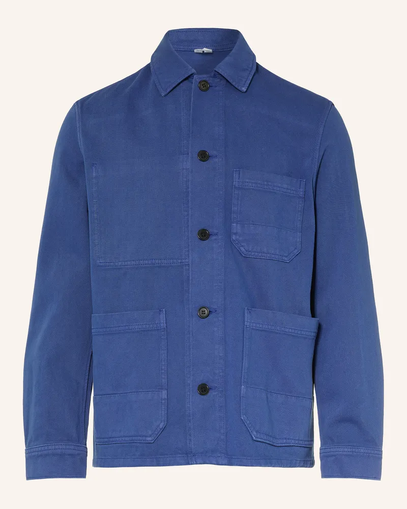 Arket Overshirt blau Blau