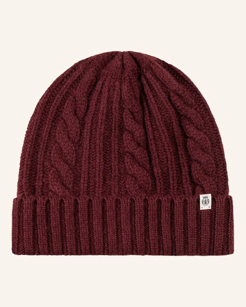 Roeckl Hüte & Mützen Cabled Charm Mütze rot Dunkelrot