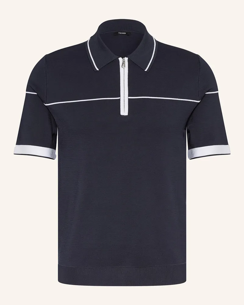 Reiss Strick-Poloshirt BRADFORD Dunkelblau