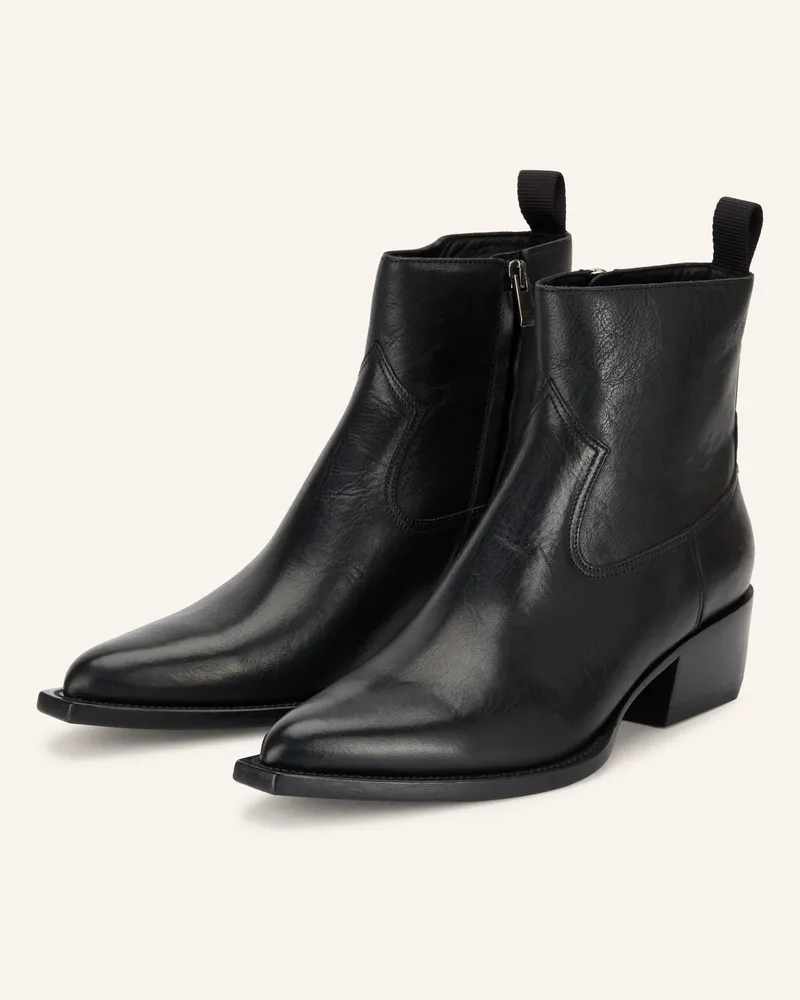 Golden Goose Cowboy Boots Debbie Mit Nieten schwarz Schwarz