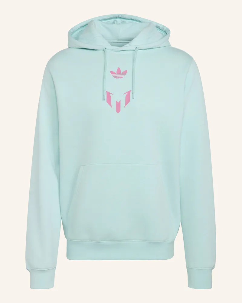 adidas Messi Hoodie blau Grün