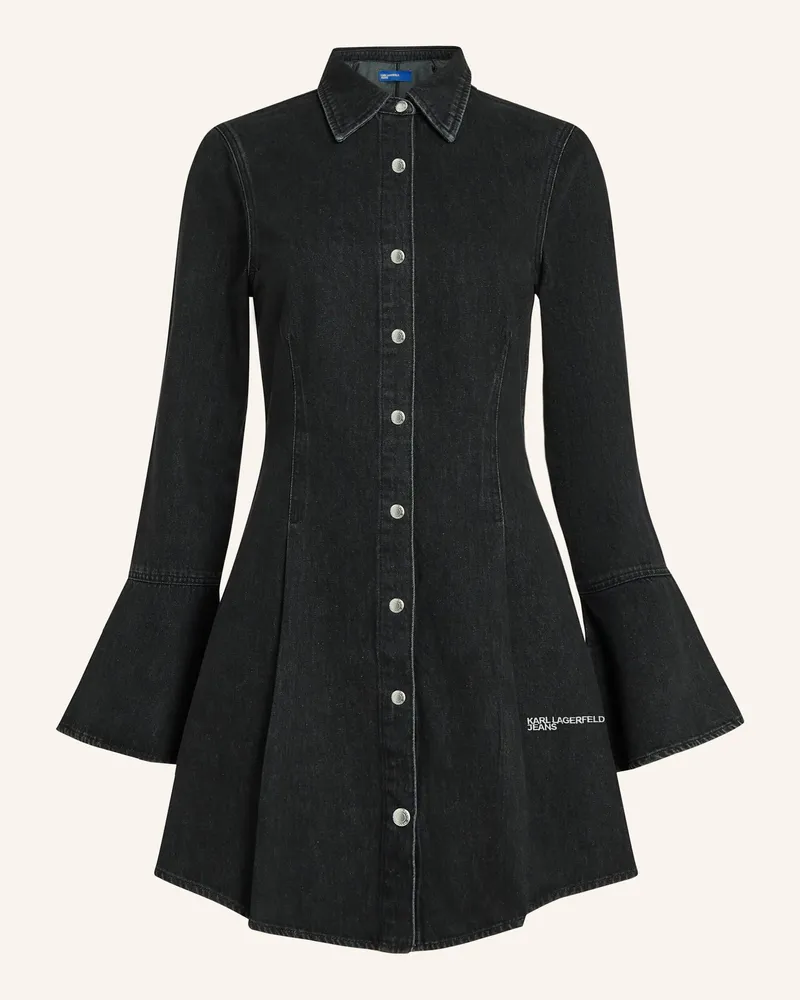 Karl Lagerfeld Kleid schwarz Schwarz