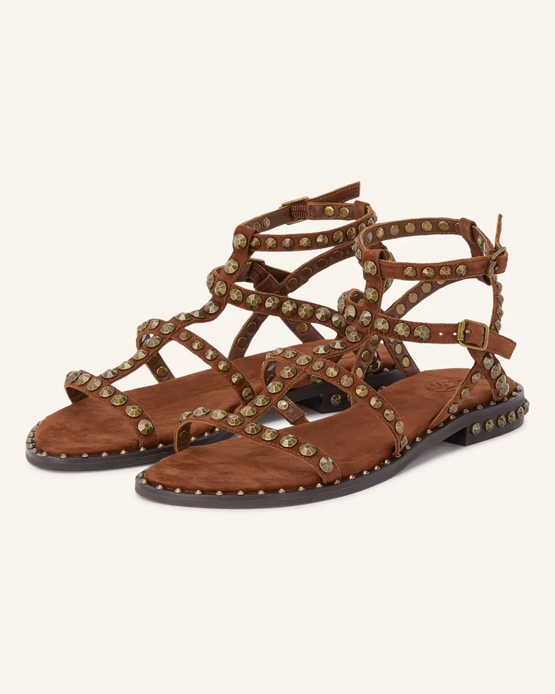 ash Sandalen PRECIOUS mit Nieten Braun