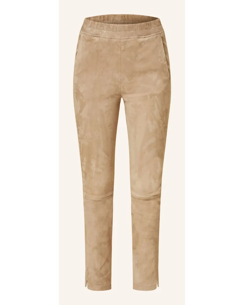 lilienfels Lederhose Beige