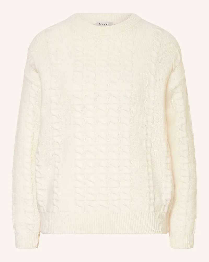 Maerz Pulllover weiss Creme
