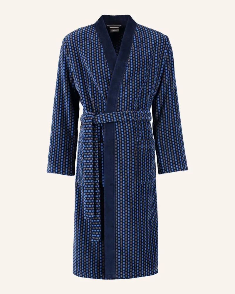 Cawö Bademantel blau Blau