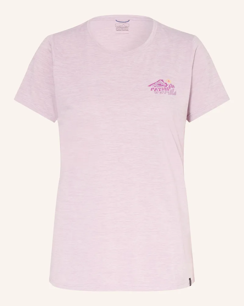 Patagonia T-Shirt CAPILENE® COOL DAILY Rosa