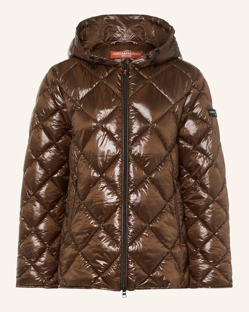 Frieda & Freddies Steppjacke Finja braun Dunkelbraun