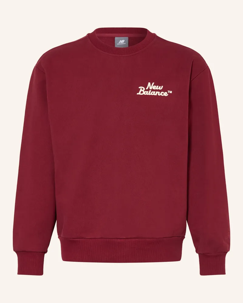 New Balance Sweatshirt rot Dunkelrot