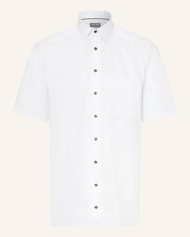 Olymp Kurzarm-Hemd Luxor Comfort Fit weiss Weiss