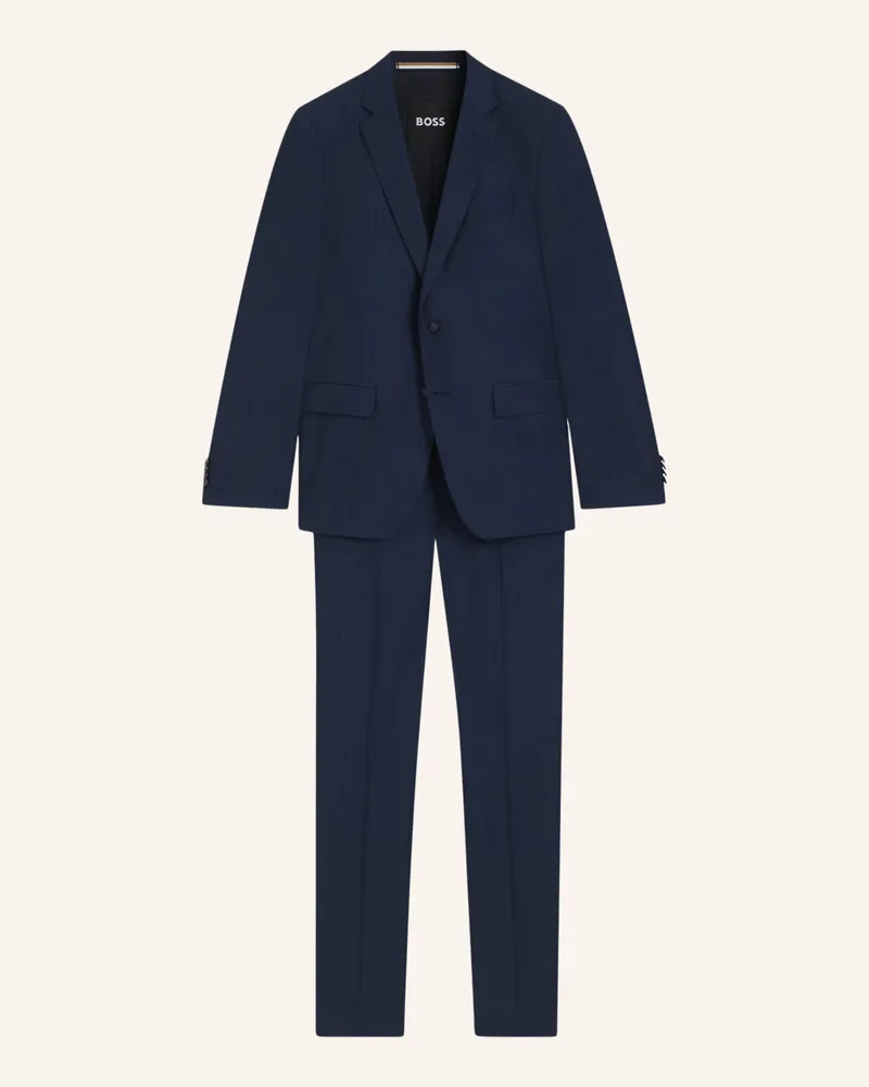 HUGO BOSS Business Anzug H-HUGE-2PCS-224 Slim Fit Hellblau