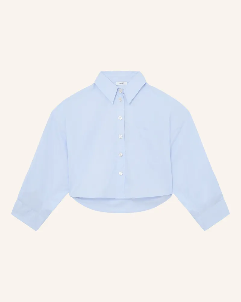 Reiss Hemdbluse Solenge Mit 3/4-Arm blau Hellblau