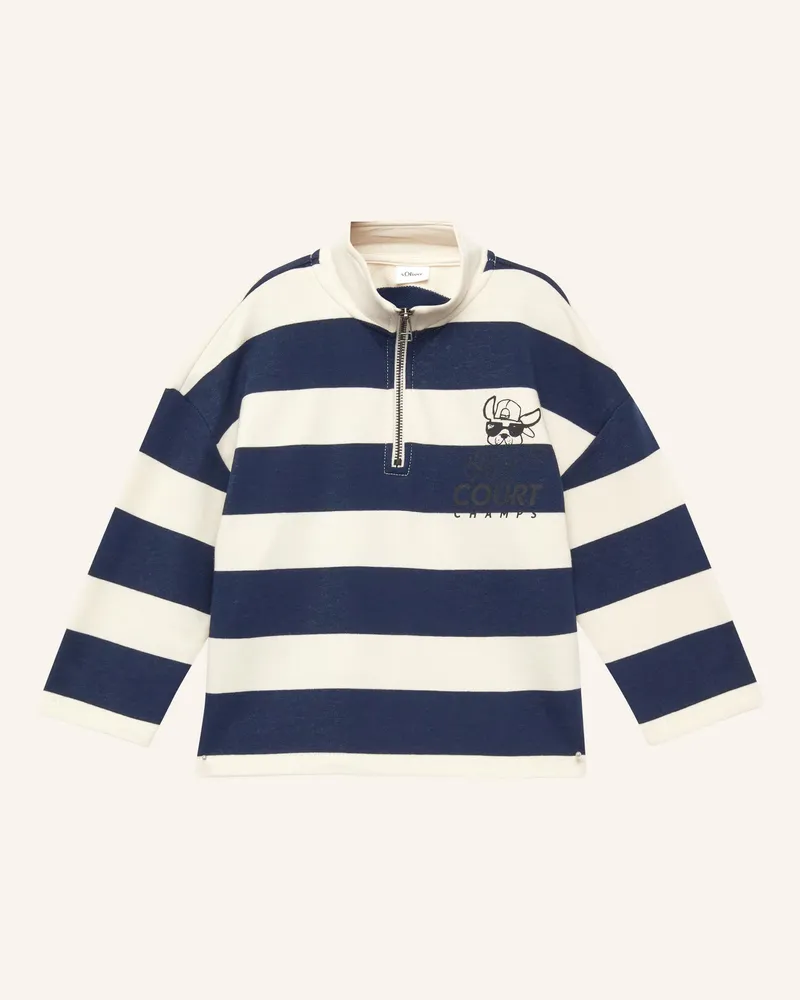 S.Oliver Sweatshirt blau Blau