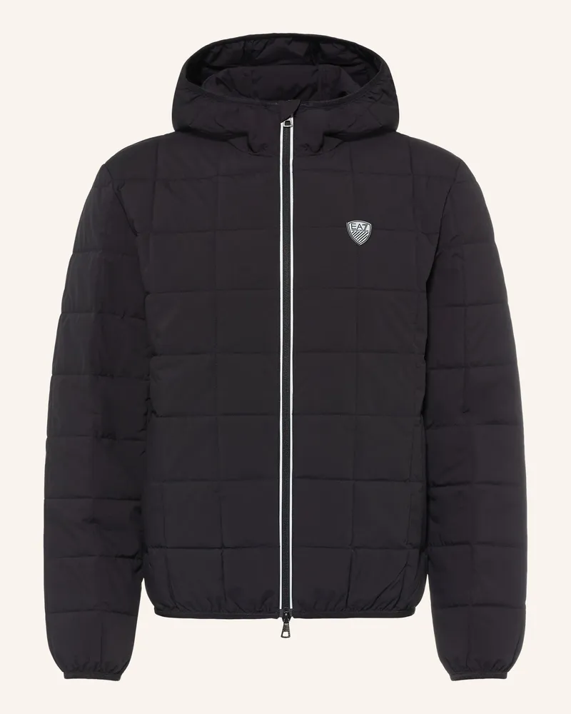 EA7 Steppjacke schwarz Schwarz