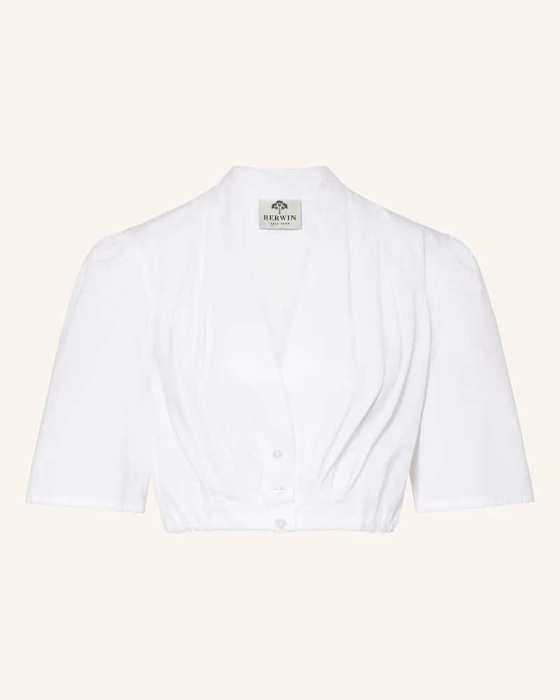 Berwin & Wolff Dirndlbluse weiss Weiss