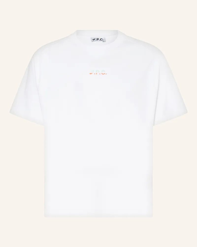 A.P.C. T-Shirt weiss Weiss