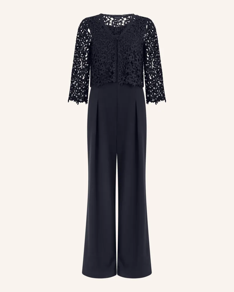 Apart Overall mit Spitzenjäckchen Dunkelblau