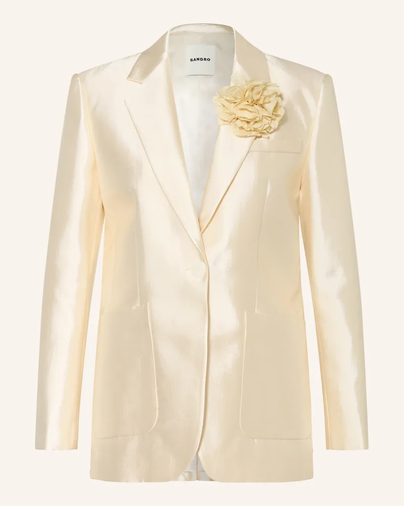 Sandro Satinblazer Hellbraun