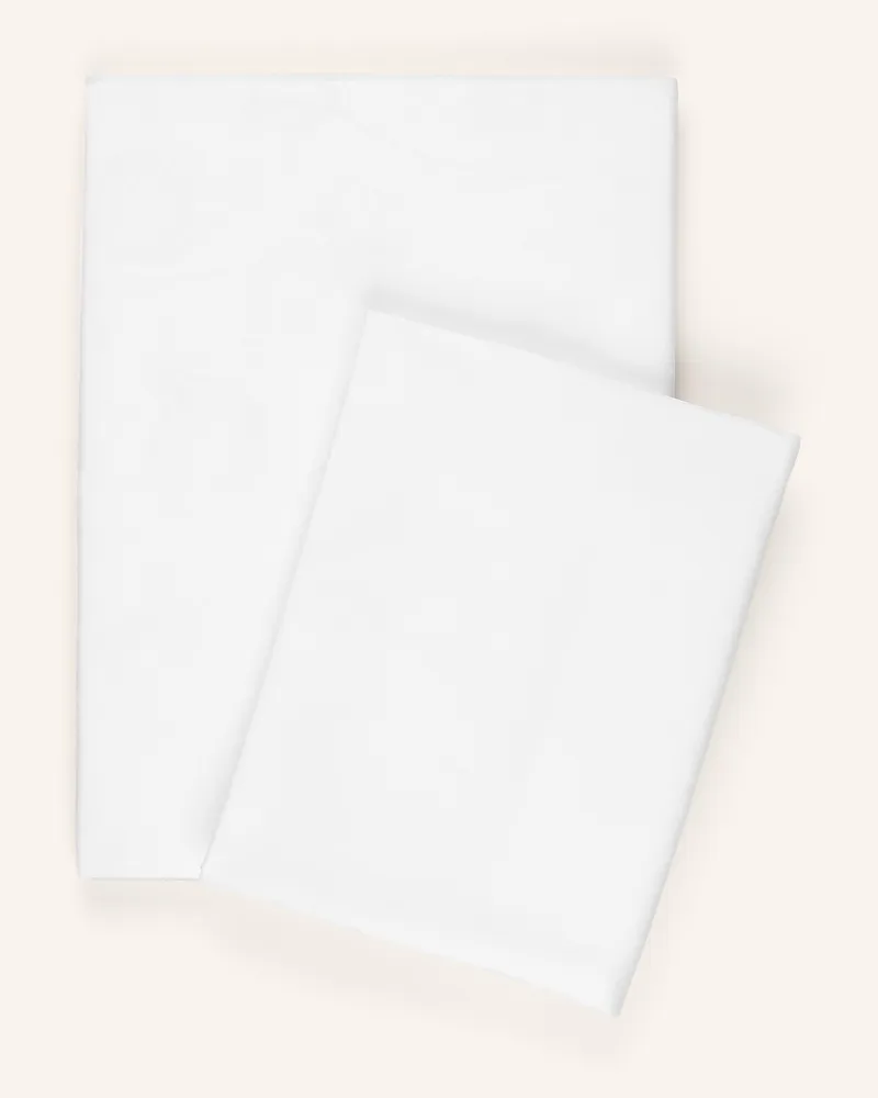 elegante Bettwäsche POPPY Weiss