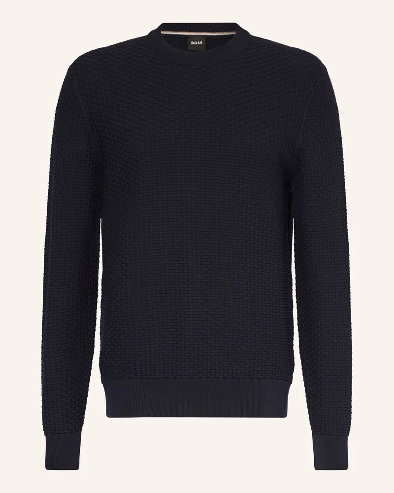 HUGO BOSS Pullover Imberto blau Dunkelblau