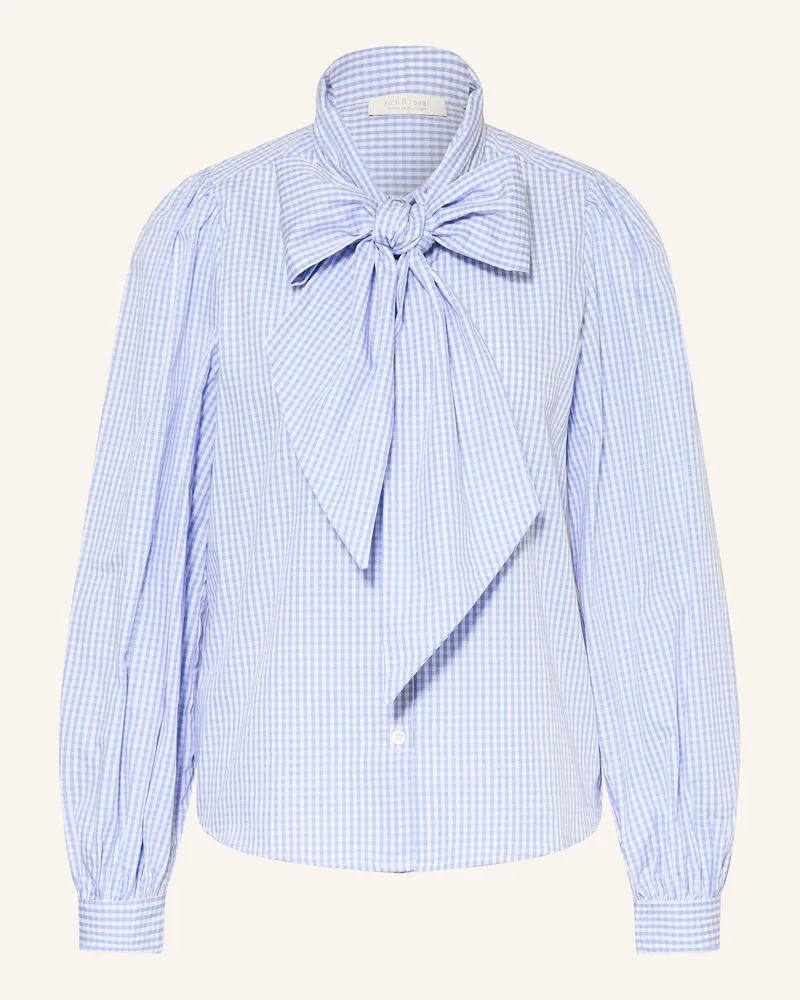 Rich&Royal Schluppenbluse Hellblau