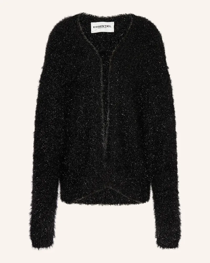 Essentiel Strickhülle Ileast Mit Glitzergarn schwarz Schwarz