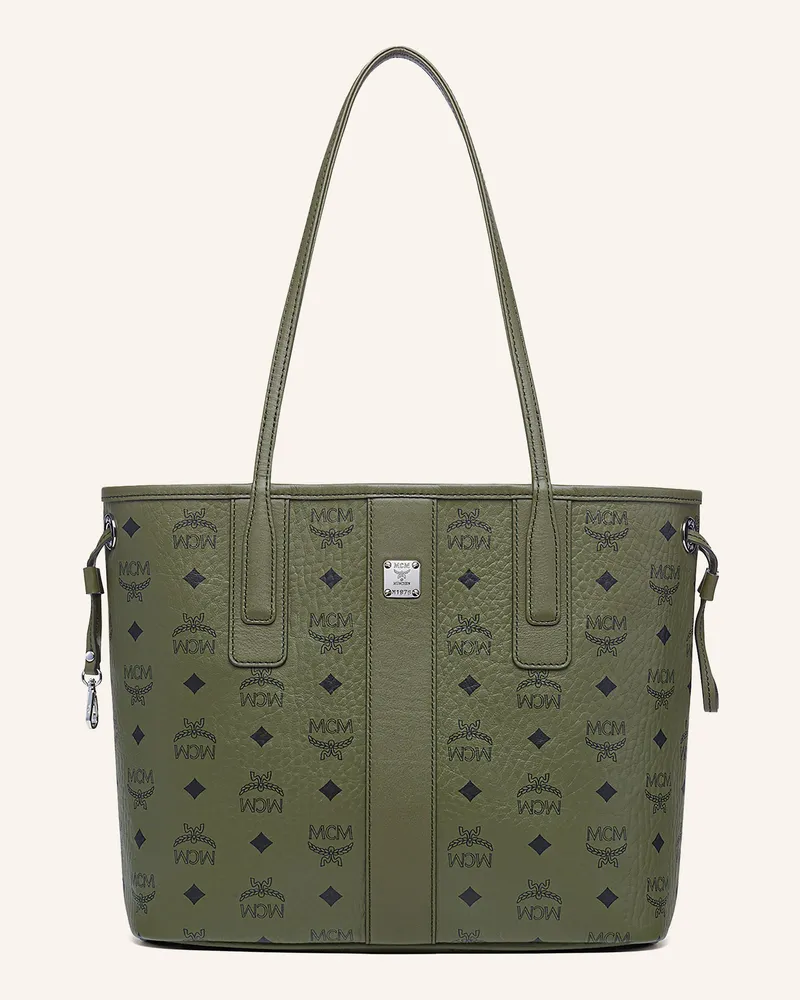 MCM Shopper LIZ mit Pouch Oliv