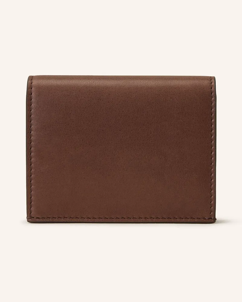 Thom Browne Geldbörse braun Braun