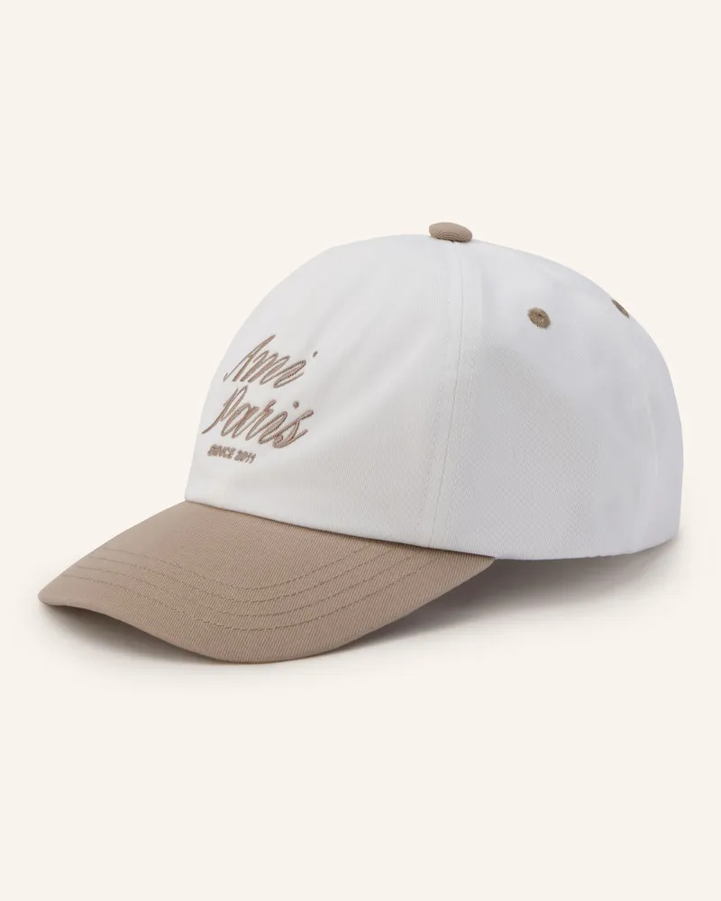 AMI Paris Cap beige Weiss