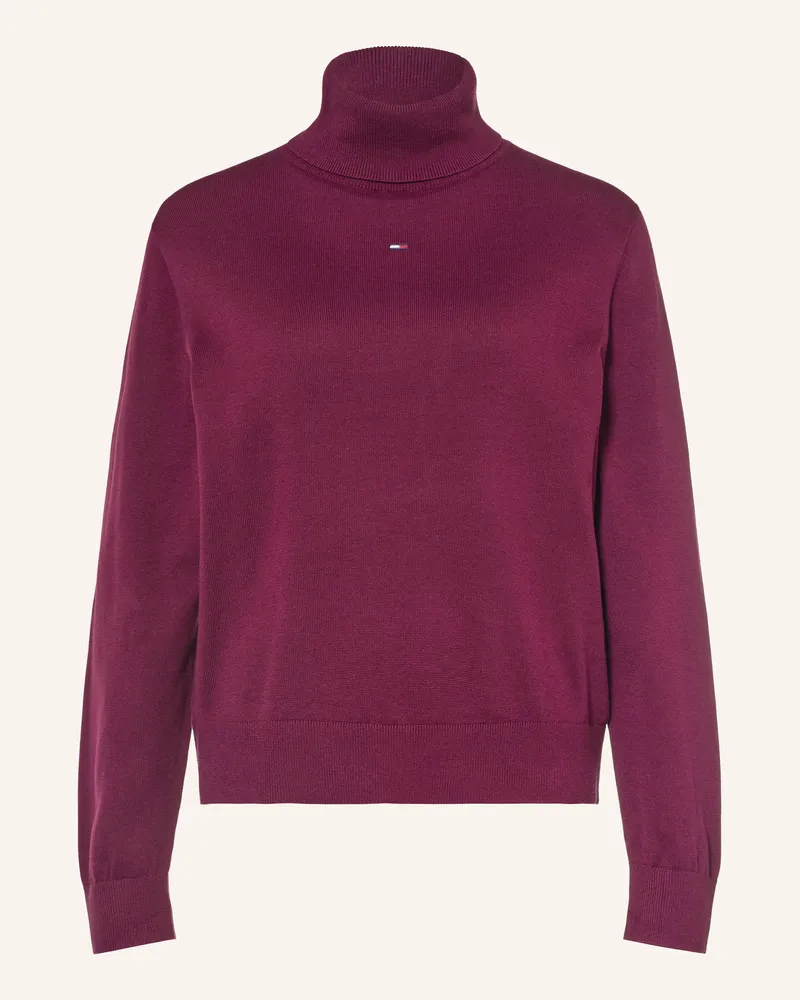 Tommy Hilfiger Rollkragenpullover rot Dunkelrot