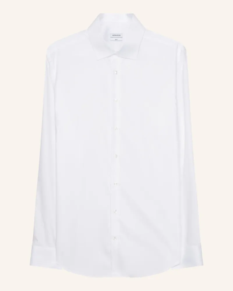 Seidensticker Business Hemd Slim Fit Weiss