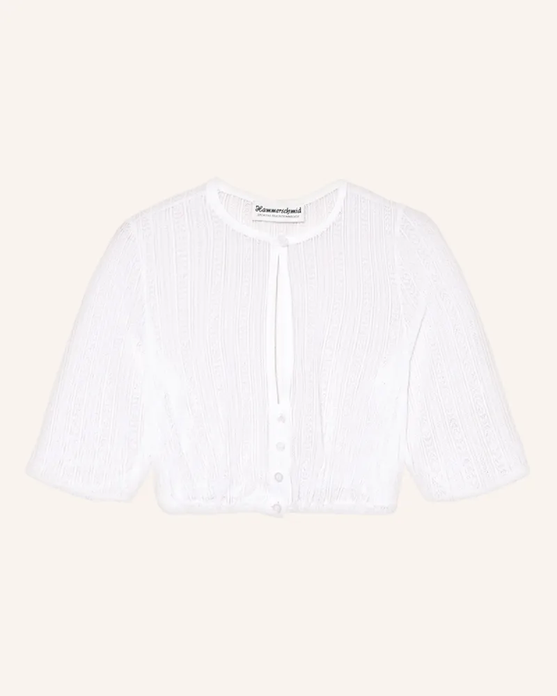 Hammerschmid Dirndlbluse Dunja Aus Spitze weiss Weiss