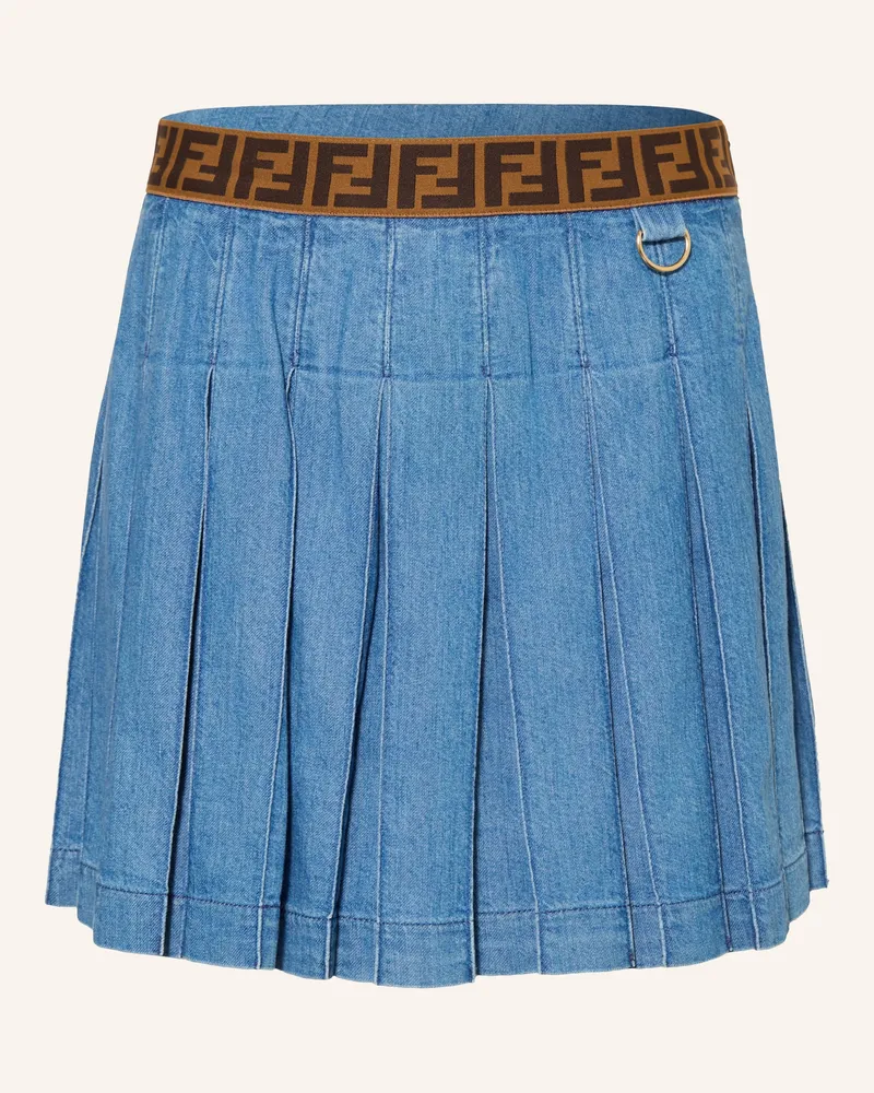 Fendi Jeansrock blau Hellblau