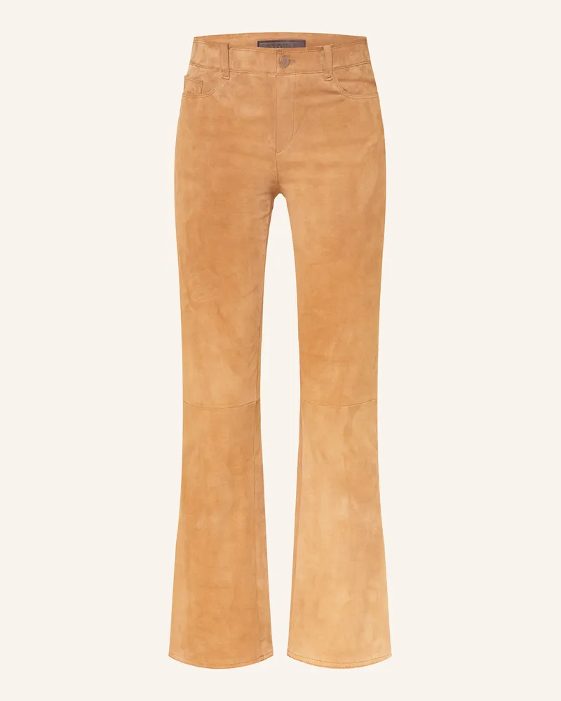 Stouls Lederhose DEAN Camel
