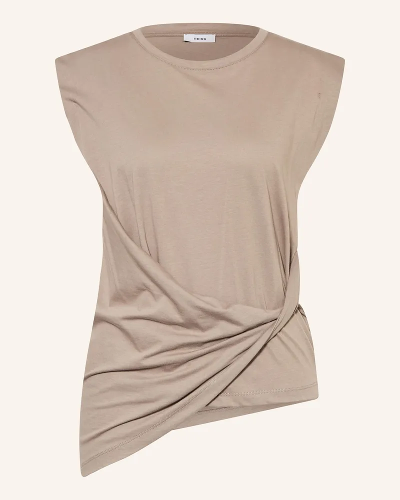 Reiss T-Shirt TILLY Hellbraun