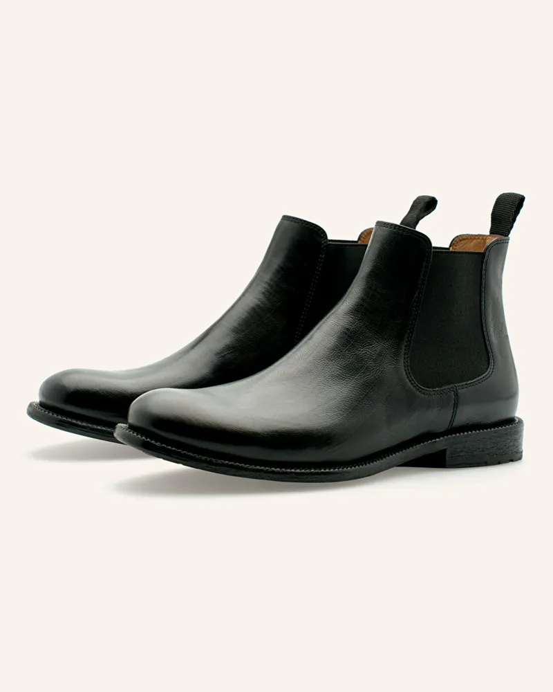 Lottusse Stiefel Lutton schwarz Schwarz