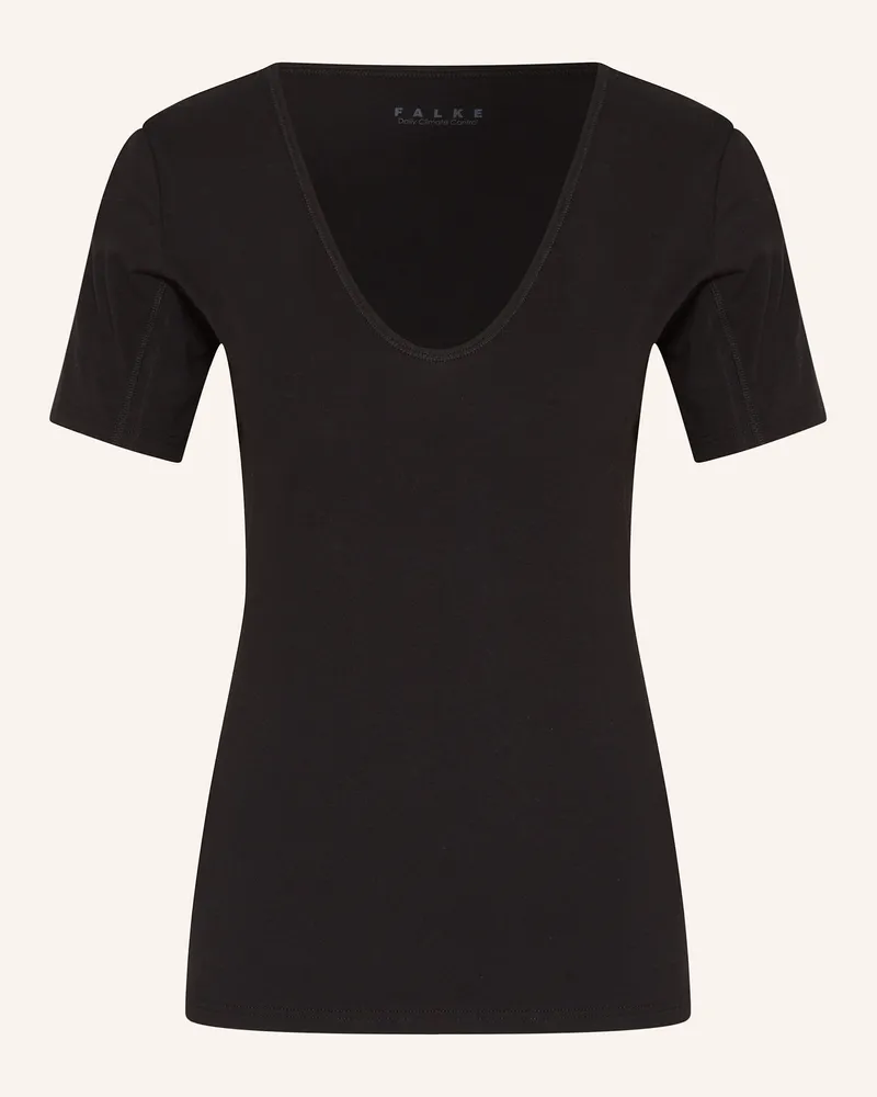 Falke T-Shirt Daily Climate Control schwarz Schwarz