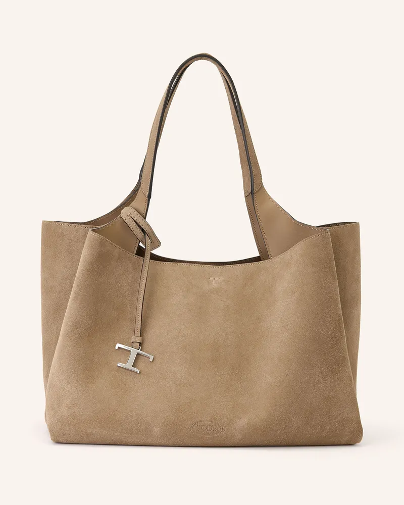 TOD'S Shopper Medium braun Beige