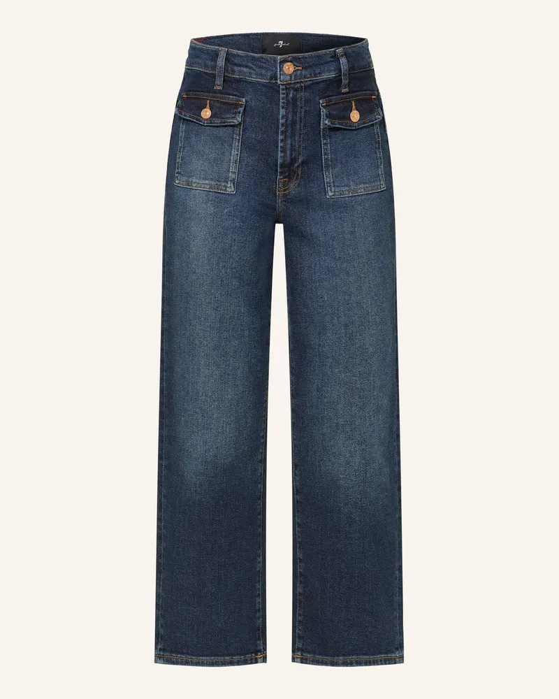 7 for all mankind Straight Jeans Stovepipe blau 3no