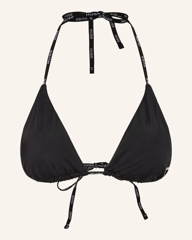 HUGO BOSS Triangel-Bikini-Top PURE Schwarz