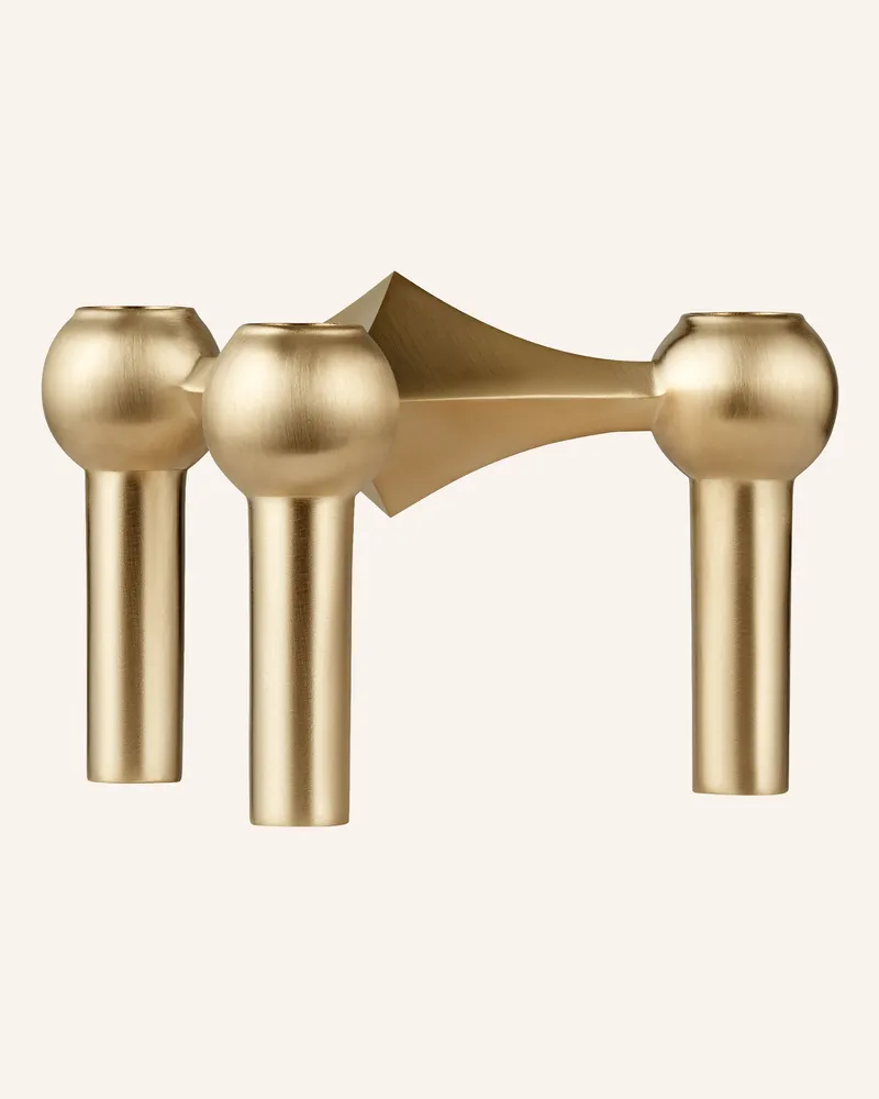 STOFF Nagel Kerzenhalter gold Gold