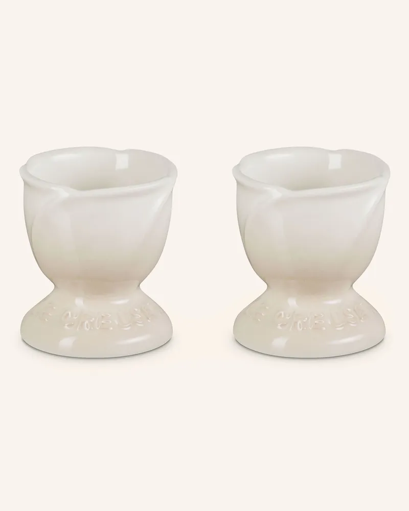 Le Creuset 2er-Set Eierbecher JARDIN Meringue