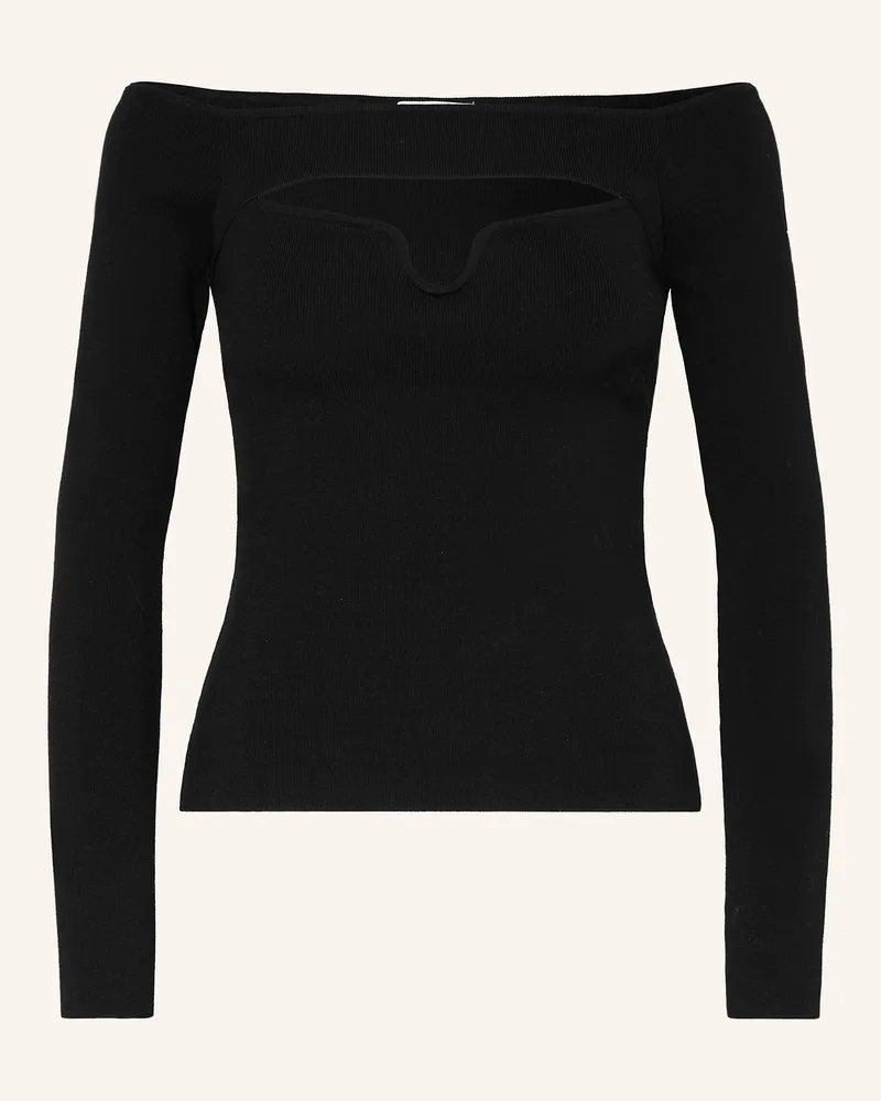 LeGer by Lena Gercke Pullover EVELIN mit Cut-out Schwarz