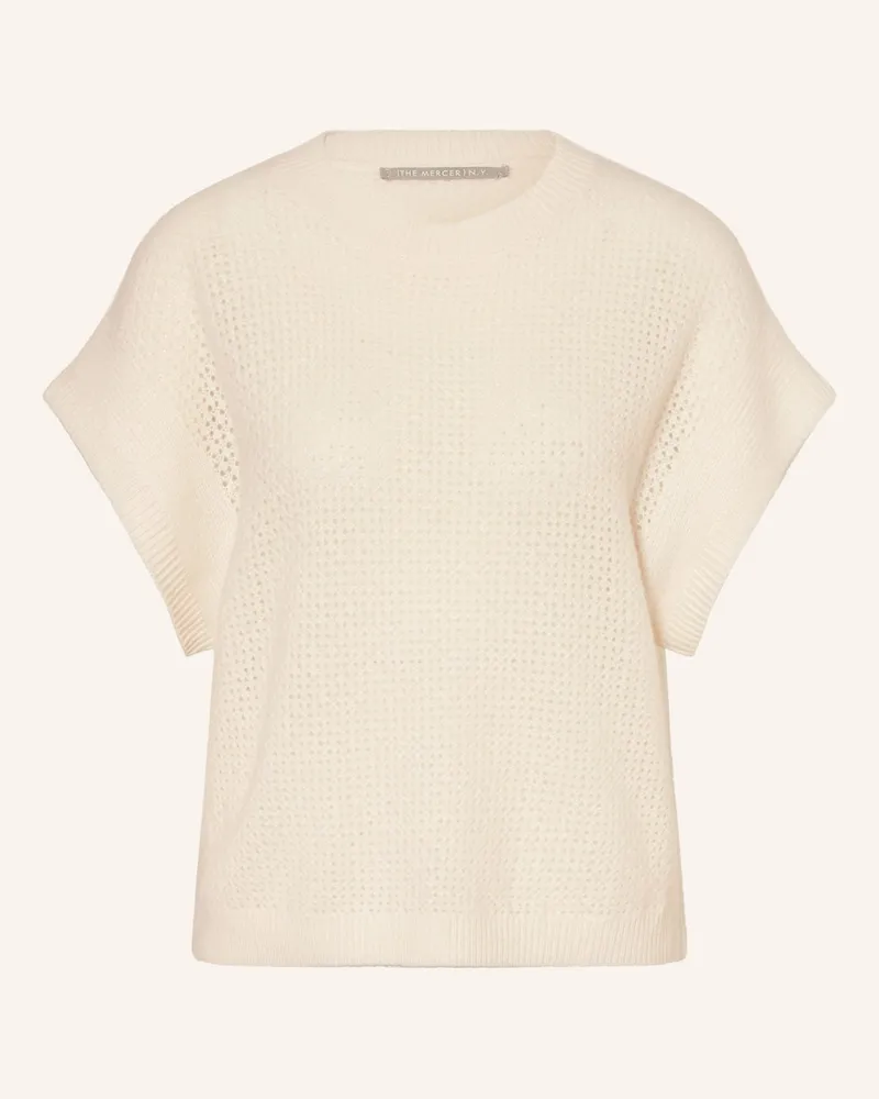 (THE MERCER) N.Y. Strickshirt Aus Cashmere weiss Creme