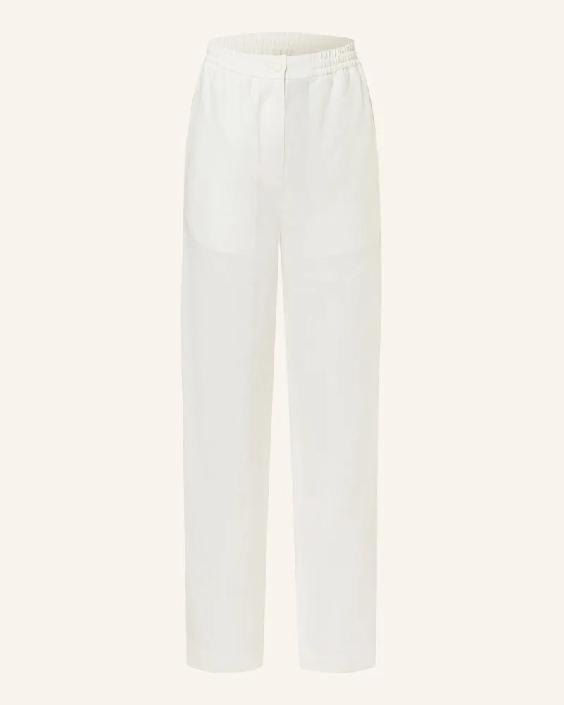 PANGAIA Leinenhose Weiss