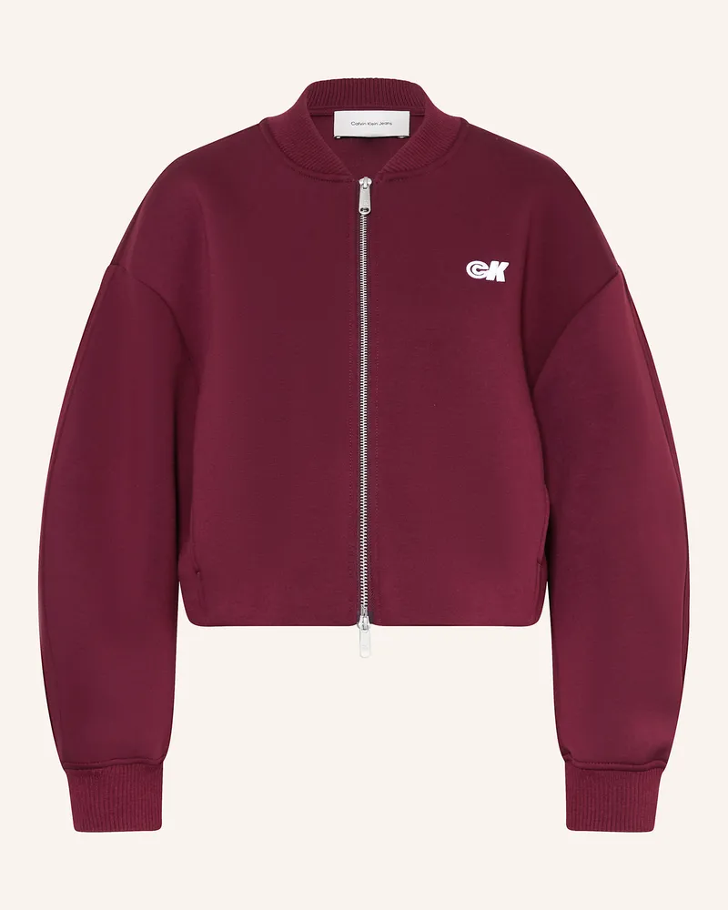 Calvin Klein Blouson Dunkelrot