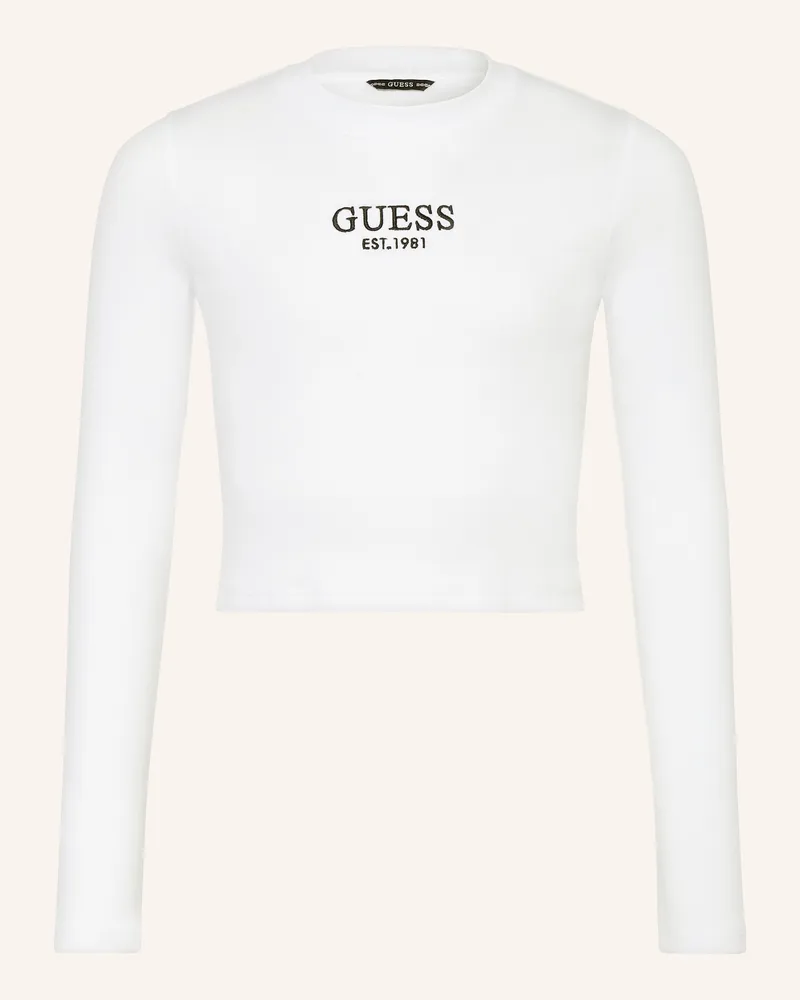 Guess Longsleeve weiss Weiss