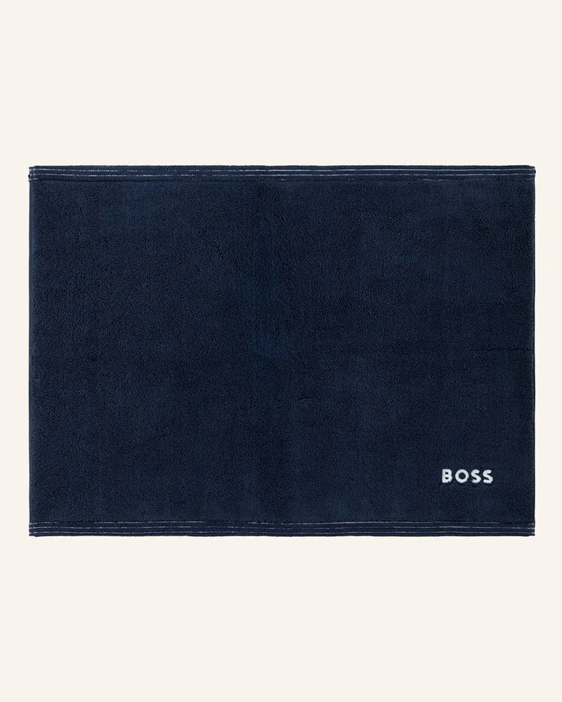 HUGO BOSS Badematte Edge blau Dunkelblau