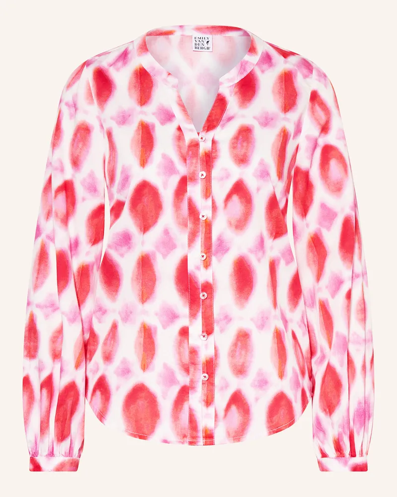 Emily van den Bergh Bluse Rot