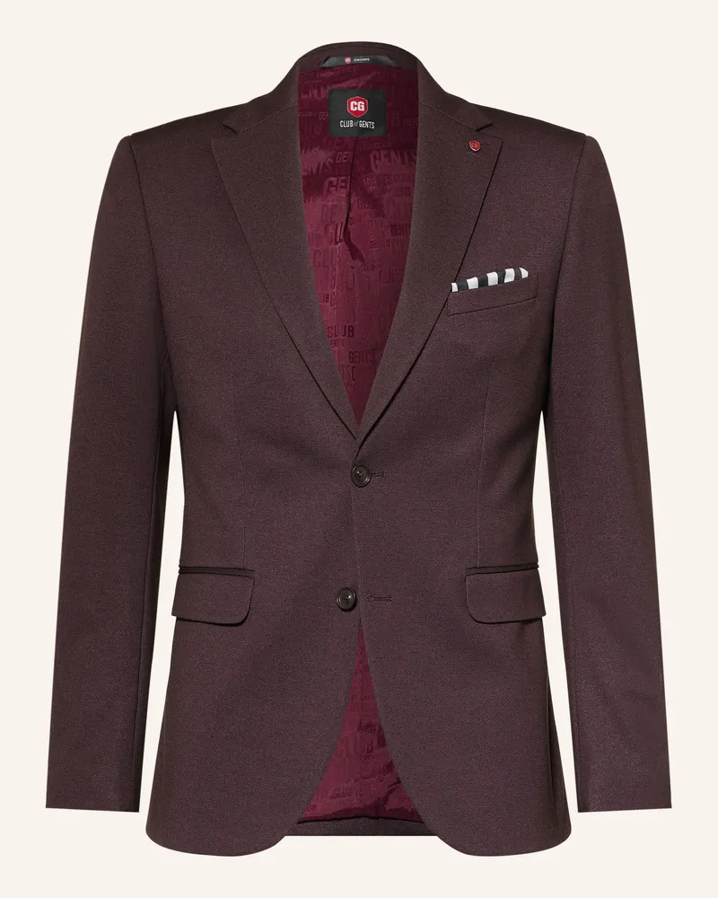 CG Anzugsakko Cg Calvin Slim Fit Aus Jersey rot 43